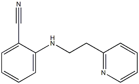 2-{[2-(pyridin-2-yl)ethyl]amino}benzonitrile 구조식 이미지