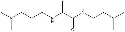 2-{[3-(dimethylamino)propyl]amino}-N-(3-methylbutyl)propanamide Structure