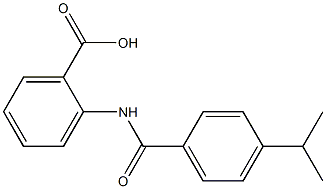 2-{[4-(propan-2-yl)benzene]amido}benzoic acid Structure