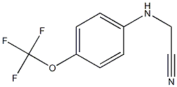 2-{[4-(trifluoromethoxy)phenyl]amino}acetonitrile Structure