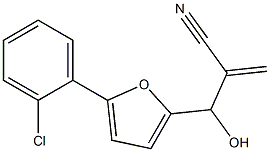 2-{[5-(2-chlorophenyl)furan-2-yl](hydroxy)methyl}prop-2-enenitrile Structure