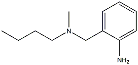 2-{[butyl(methyl)amino]methyl}aniline Structure