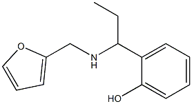 2-{1-[(2-furylmethyl)amino]propyl}phenol 구조식 이미지