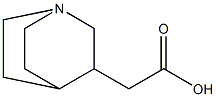 2-{1-azabicyclo[2.2.2]octan-3-yl}acetic acid 구조식 이미지