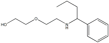 2-{2-[(1-phenylbutyl)amino]ethoxy}ethan-1-ol Structure