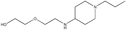 2-{2-[(1-propylpiperidin-4-yl)amino]ethoxy}ethan-1-ol 구조식 이미지