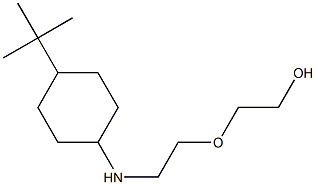 2-{2-[(4-tert-butylcyclohexyl)amino]ethoxy}ethan-1-ol Structure