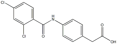 2-{4-[(2,4-dichlorobenzene)amido]phenyl}acetic acid 구조식 이미지