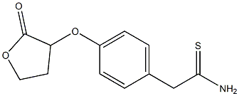 2-{4-[(2-oxooxolan-3-yl)oxy]phenyl}ethanethioamide 구조식 이미지