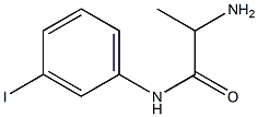 2-amino-N-(3-iodophenyl)propanamide 구조식 이미지