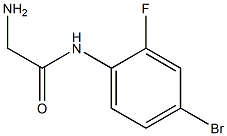 2-amino-N-(4-bromo-2-fluorophenyl)acetamide Structure