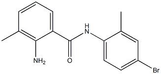 2-amino-N-(4-bromo-2-methylphenyl)-3-methylbenzamide 구조식 이미지