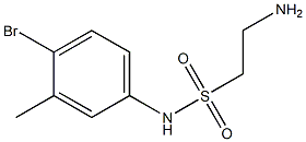 2-amino-N-(4-bromo-3-methylphenyl)ethane-1-sulfonamide Structure