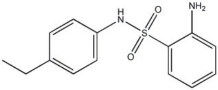 2-amino-N-(4-ethylphenyl)benzenesulfonamide Structure