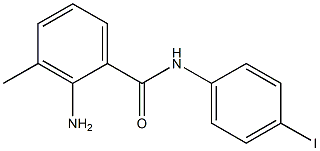 2-amino-N-(4-iodophenyl)-3-methylbenzamide 구조식 이미지