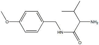 2-amino-N-(4-methoxybenzyl)-3-methylbutanamide Structure