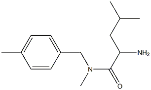 2-amino-N,4-dimethyl-N-[(4-methylphenyl)methyl]pentanamide 구조식 이미지