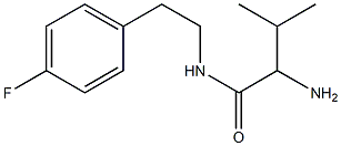 2-amino-N-[2-(4-fluorophenyl)ethyl]-3-methylbutanamide 구조식 이미지