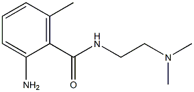 2-amino-N-[2-(dimethylamino)ethyl]-6-methylbenzamide Structure