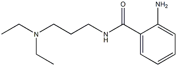 2-amino-N-[3-(diethylamino)propyl]benzamide 구조식 이미지