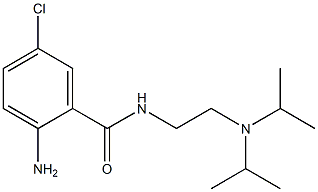 2-amino-N-{2-[bis(propan-2-yl)amino]ethyl}-5-chlorobenzamide 구조식 이미지