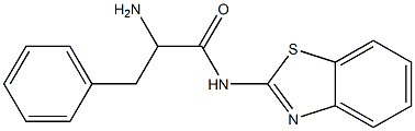 2-amino-N-1,3-benzothiazol-2-yl-3-phenylpropanamide Structure