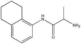 2-amino-N-5,6,7,8-tetrahydronaphthalen-1-ylpropanamide 구조식 이미지