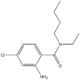 2-amino-N-butyl-4-chloro-N-ethylbenzamide 구조식 이미지