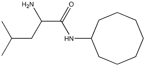 2-amino-N-cyclooctyl-4-methylpentanamide 구조식 이미지