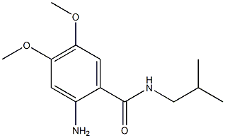 2-amino-N-isobutyl-4,5-dimethoxybenzamide 구조식 이미지