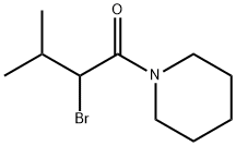 2-bromo-3-methyl-1-(piperidin-1-yl)butan-1-one 구조식 이미지