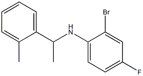 2-bromo-4-fluoro-N-[1-(2-methylphenyl)ethyl]aniline 구조식 이미지
