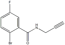 2-bromo-5-fluoro-N-prop-2-ynylbenzamide 구조식 이미지