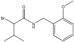 2-bromo-N-(2-methoxybenzyl)-3-methylbutanamide Structure