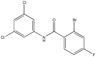 2-bromo-N-(3,5-dichlorophenyl)-4-fluorobenzamide 구조식 이미지