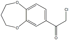 2-chloro-1-(3,4-dihydro-2H-1,5-benzodioxepin-7-yl)ethan-1-one 구조식 이미지