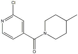 2-chloro-4-[(4-methylpiperidin-1-yl)carbonyl]pyridine 구조식 이미지