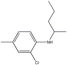 2-chloro-4-methyl-N-(pentan-2-yl)aniline Structure