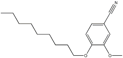 3-methoxy-4-(nonyloxy)benzonitrile Structure