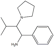 3-methyl-1-phenyl-2-pyrrolidin-1-ylbutan-1-amine 구조식 이미지