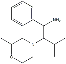 3-methyl-2-(2-methylmorpholin-4-yl)-1-phenylbutan-1-amine 구조식 이미지