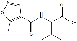 3-methyl-2-{[(5-methylisoxazol-4-yl)carbonyl]amino}butanoic acid Structure