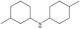 3-methyl-N-(4-methylcyclohexyl)cyclohexan-1-amine 구조식 이미지