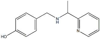 4-({[1-(pyridin-2-yl)ethyl]amino}methyl)phenol Structure