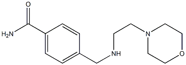 4-({[2-(morpholin-4-yl)ethyl]amino}methyl)benzamide Structure