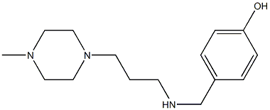 4-({[3-(4-methylpiperazin-1-yl)propyl]amino}methyl)phenol Structure