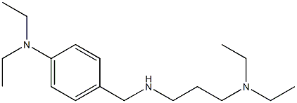 4-({[3-(diethylamino)propyl]amino}methyl)-N,N-diethylaniline Structure