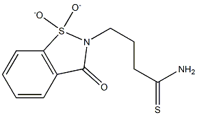 4-(1,1-dioxido-3-oxo-1,2-benzisothiazol-2(3H)-yl)butanethioamide Structure