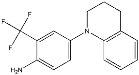 4-(1,2,3,4-tetrahydroquinolin-1-yl)-2-(trifluoromethyl)aniline Structure