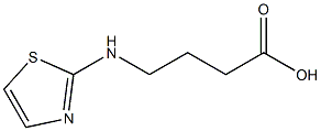 4-(1,3-thiazol-2-ylamino)butanoic acid 구조식 이미지